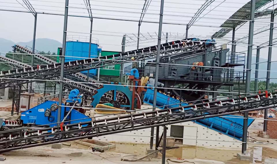 DS系列多功能洗沙一體機(jī)現(xiàn)場