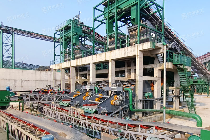 洗沙回收一體機工作現(xiàn)場